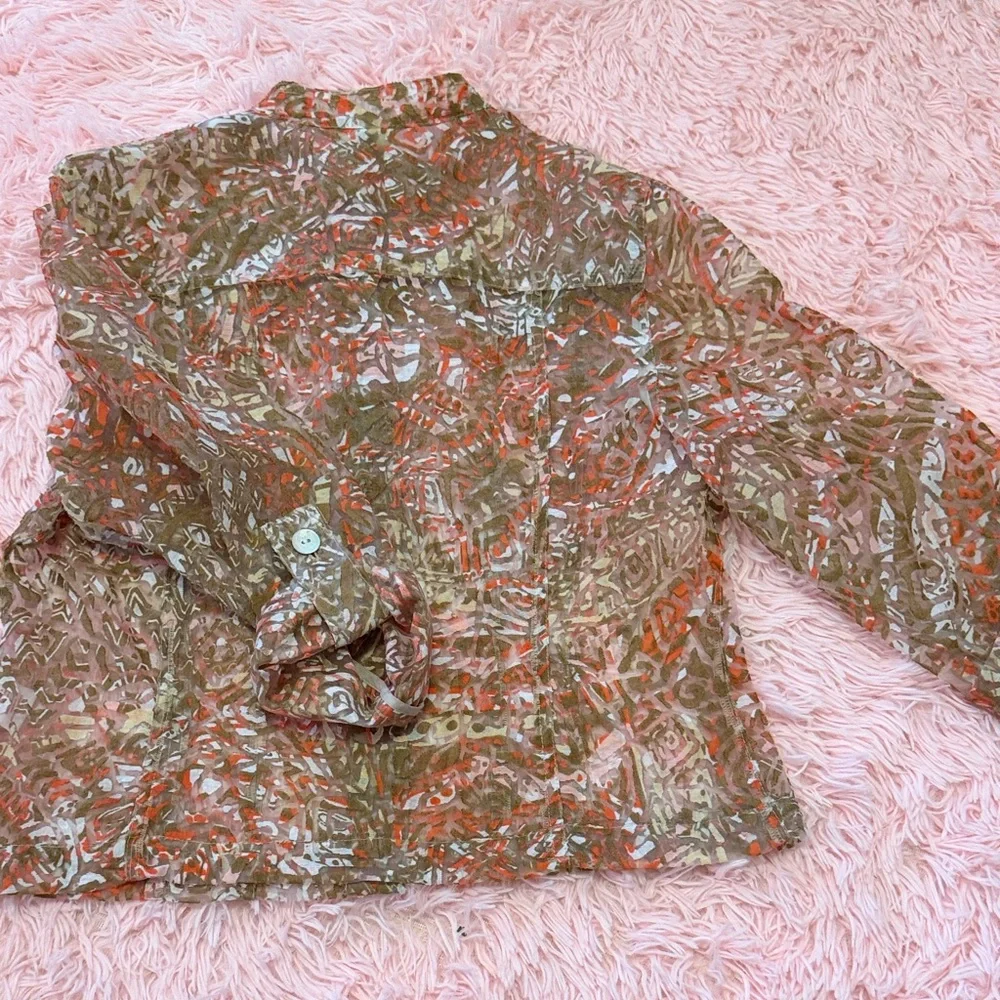 Ruby Rd. Women's Multicolor Jean Jacket - Picture 3 of 3